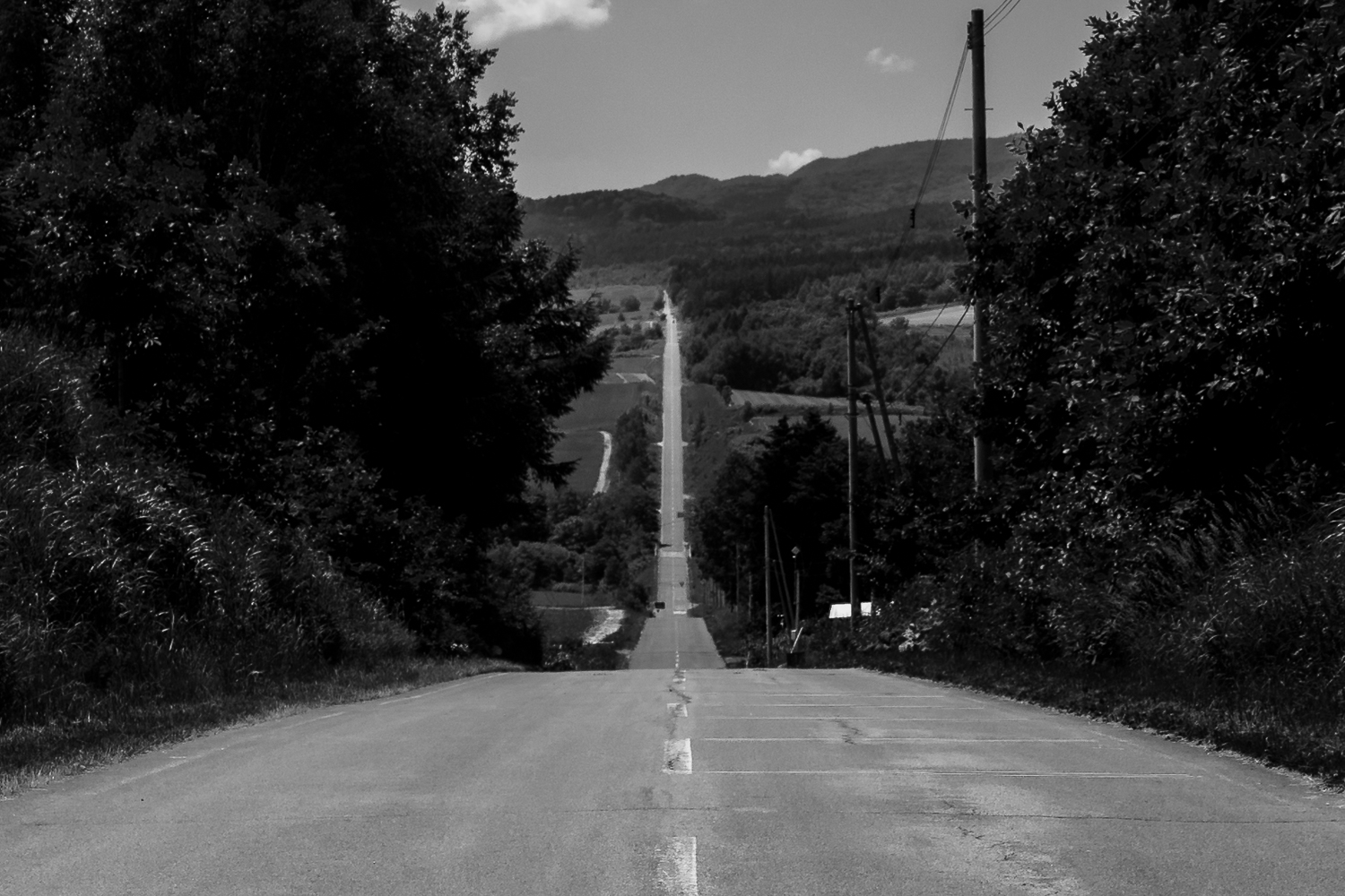 ジェットコースターの路 ー 北海道の撮影スポット